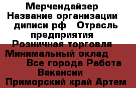 Мерчендайзер › Название организации ­ диписи.рф › Отрасль предприятия ­ Розничная торговля › Минимальный оклад ­ 25 000 - Все города Работа » Вакансии   . Приморский край,Артем г.